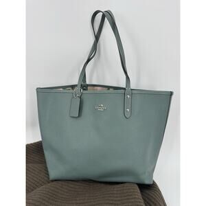 COACH Reversible City Tote Signature Canvas Hand Bag - Pu1000thrifty